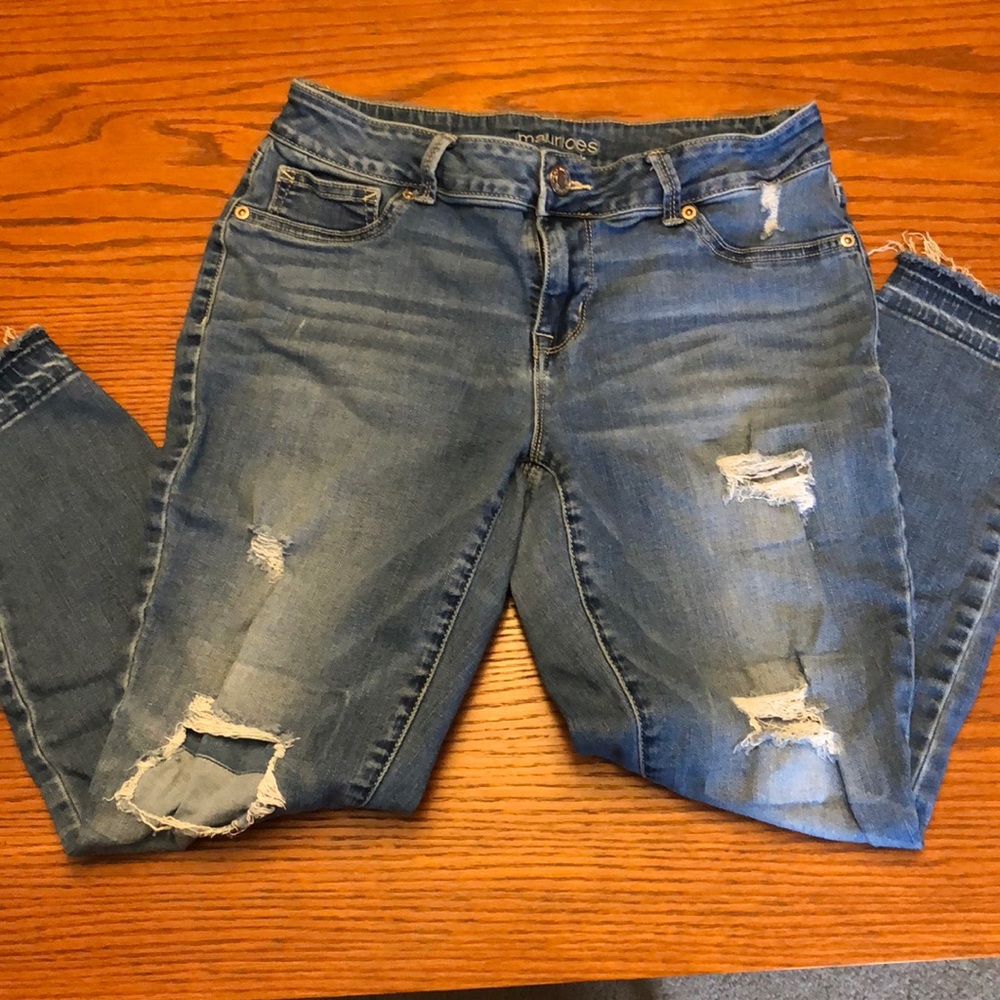 Maurices Ripped Skinny Jean